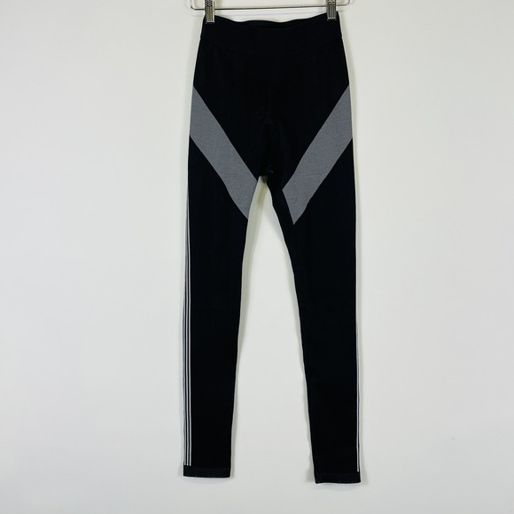 Fabletics Pants - Fabletics Leggings Pants Women XS Black White Heavy Compression Stretch Athletic